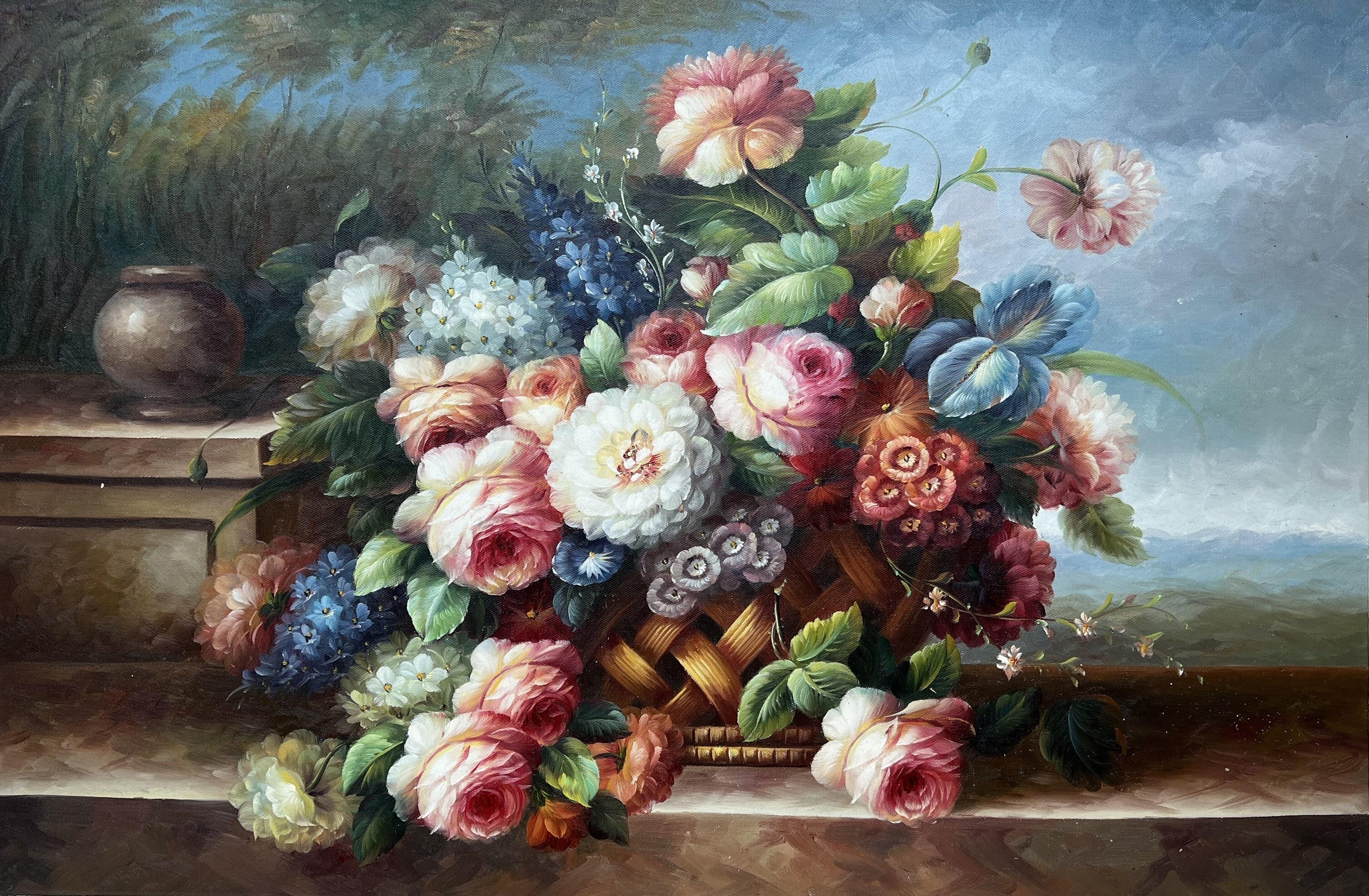 Romantic Floral Still Life With Blossoms