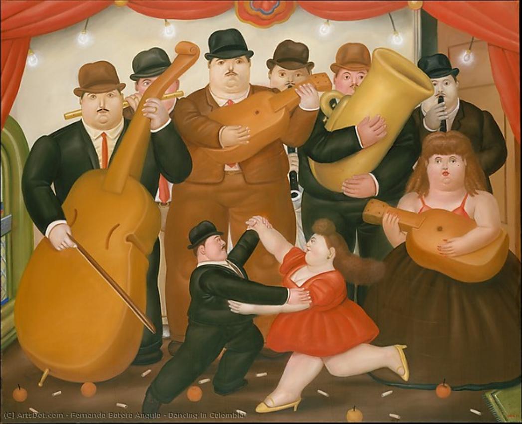 Dancing In Colombia — Фернандо Ботеро
