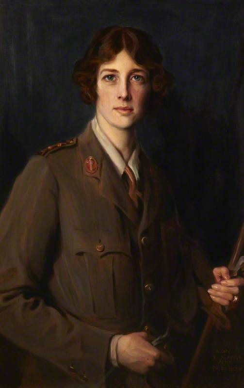 The Honourable Edith Helen Chaplin (1878–1959), Marchioness Of Londonderry, Dbe, In The Uniform Of The Women's Legion (after Philip Alexius De László) — Moussa Ayoub