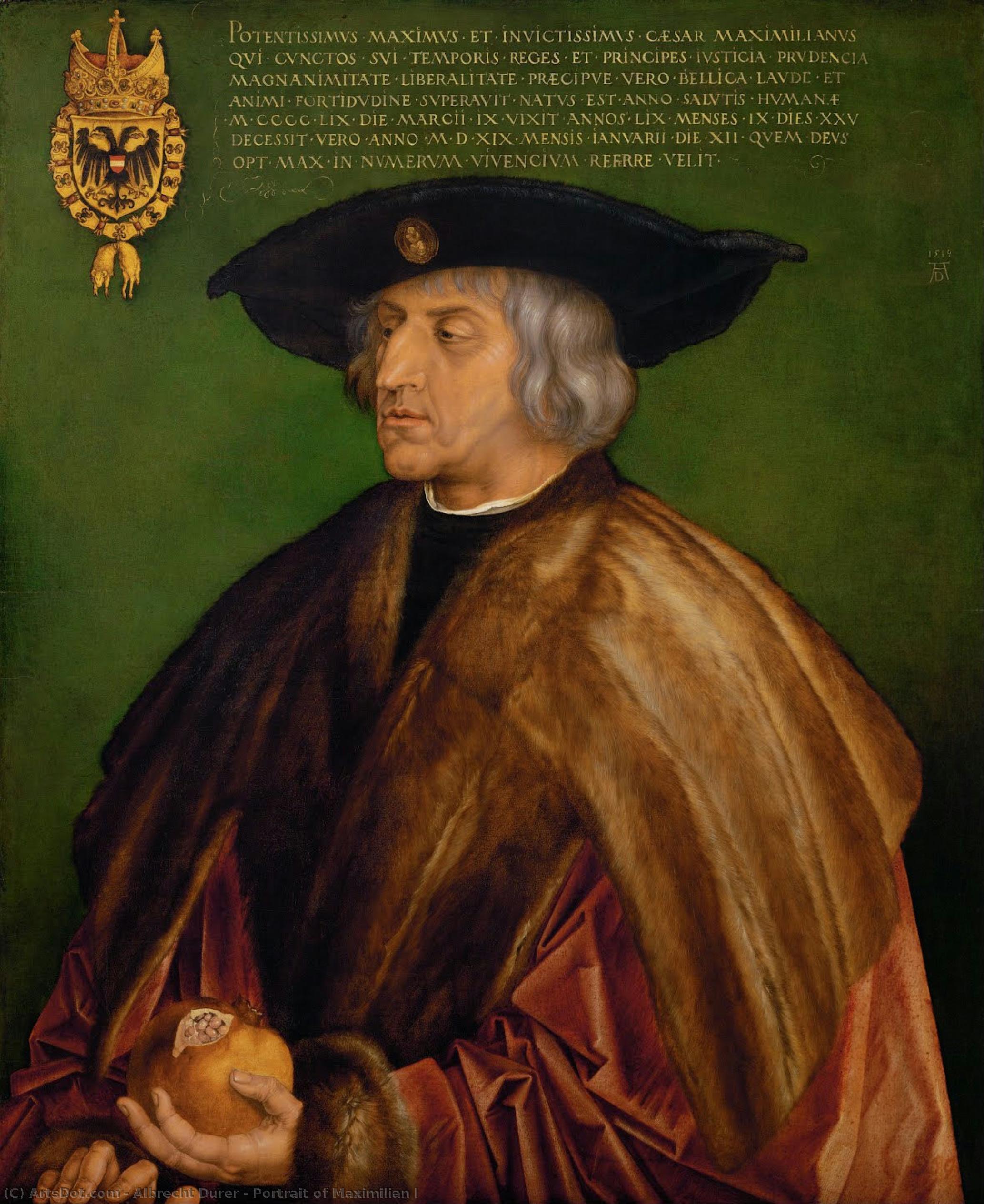 Portrait Of Maximilian I — Albrecht Dürer