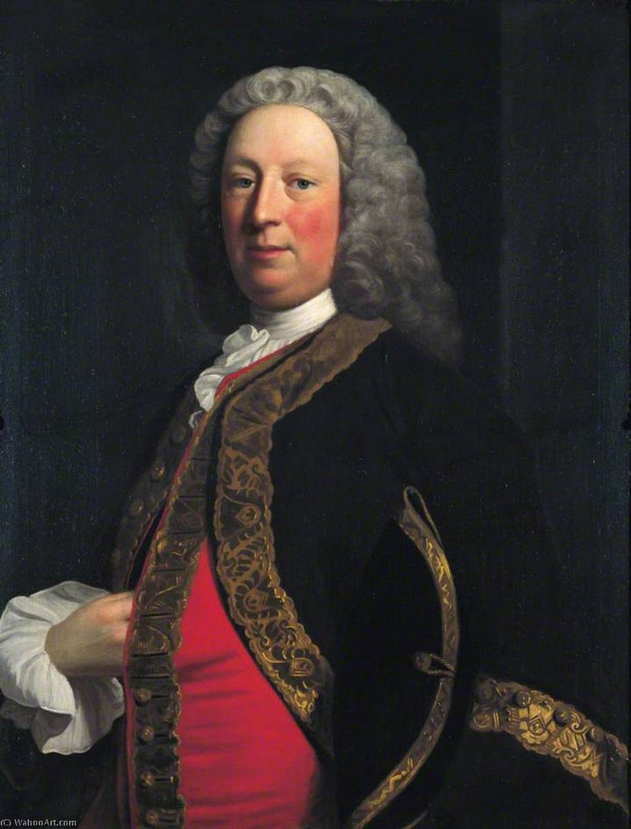 Sir Merrik Burrell (1699–1787), Bt, Governor Of The Bank Of England (1758–1760) — Allen Ramsay