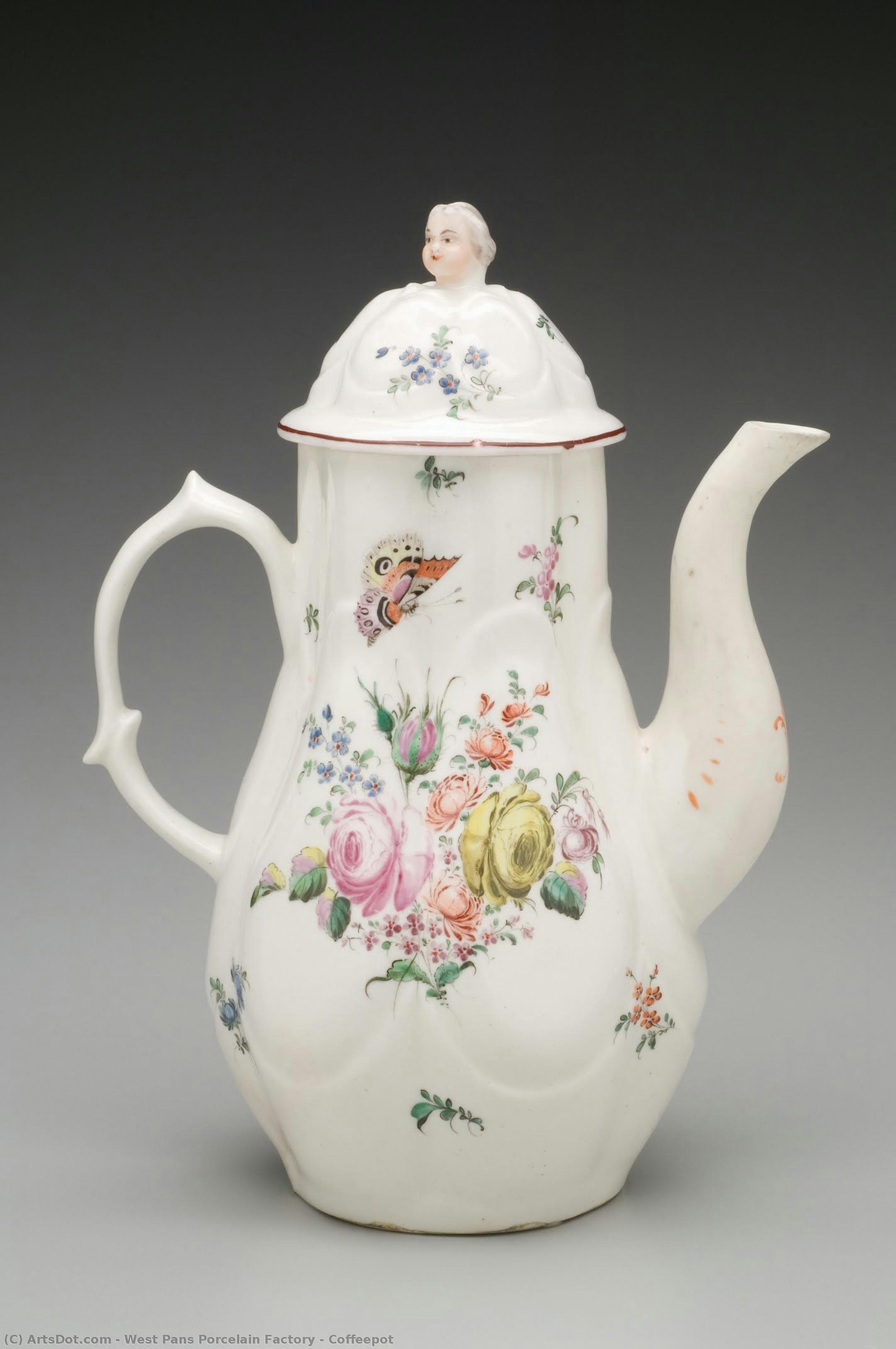 Coffeepot — West Pans Porcelain Factory