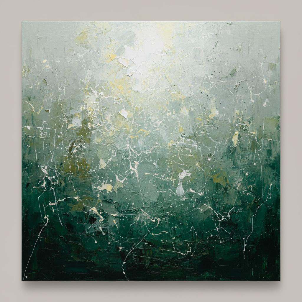Fractured Luminescence In Verdant Shadows: A Singular Study Of Organic Light — Christian Noiret