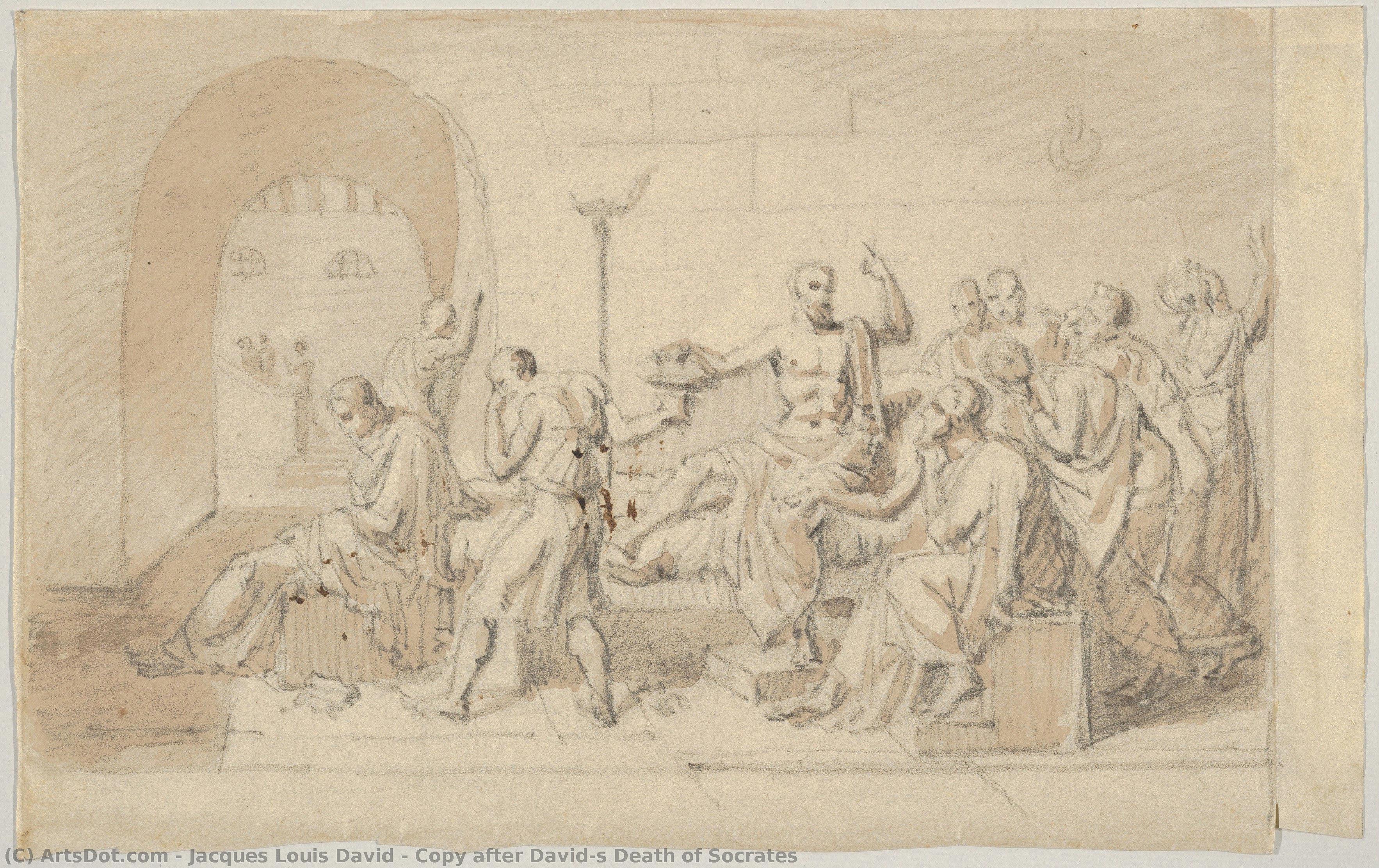 Copy After David’s Death Of Socrates — Jacques-louis David