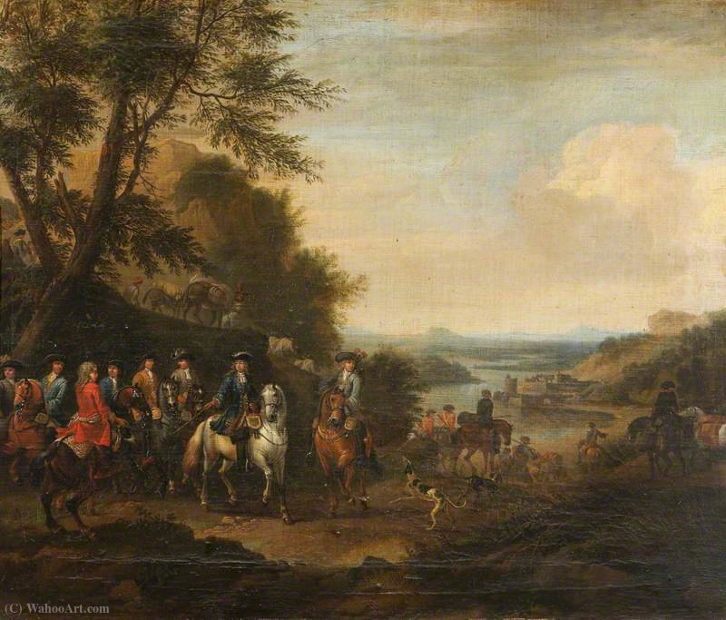 King William Iii (1650–1702) Giving Orders In The Field — Jan Wyck