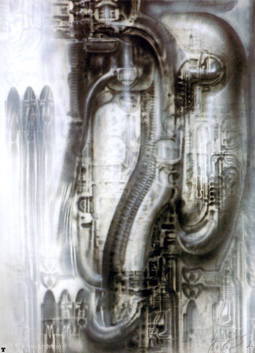 Hr Giger Biomechanicallandscape - (015) — H.r. Giger