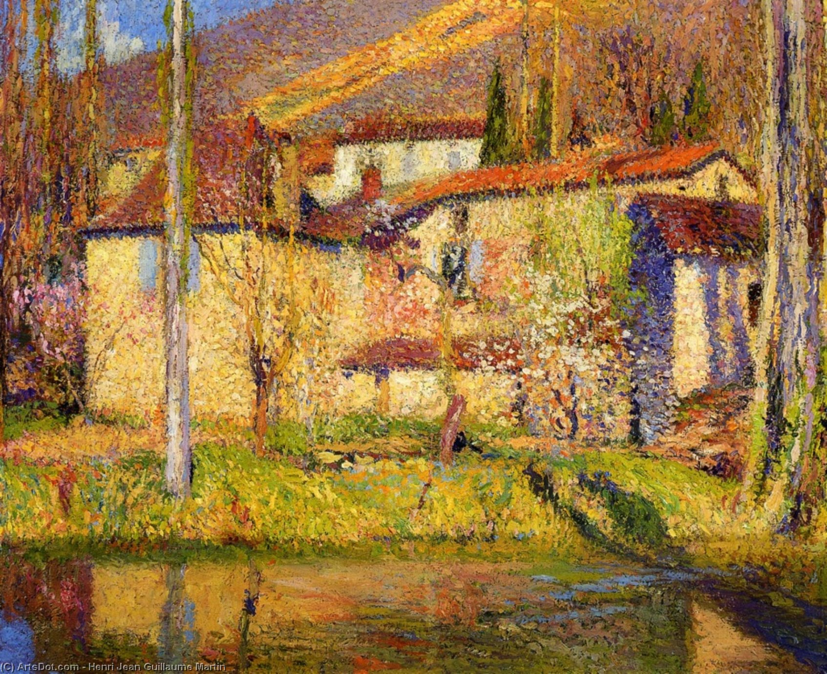 Landscape Near Toulouse — Henri Jean Guillaume Martin