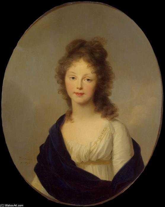Portrait Of Queen Luise Of Prussia — Johann Friedrich August Tischbein