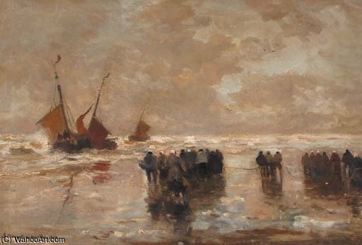 The Arrival Of The Fleet — Gerhard Arij Ludwig Morgenstje Munthe