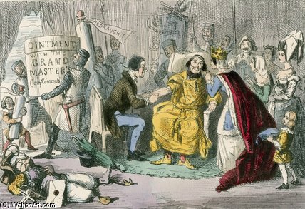Edward's Arm In The Hands Of His Medical Advisers — John Leech