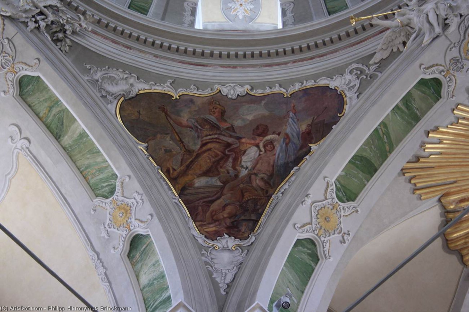 Spandrel Painting — Philipp Hieronymus Brinckmann