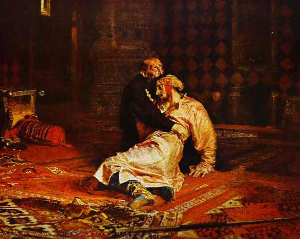 Ivan The Terrible And His Son Ivan On November 16, 1885 — Ilya Yefimovich Repin