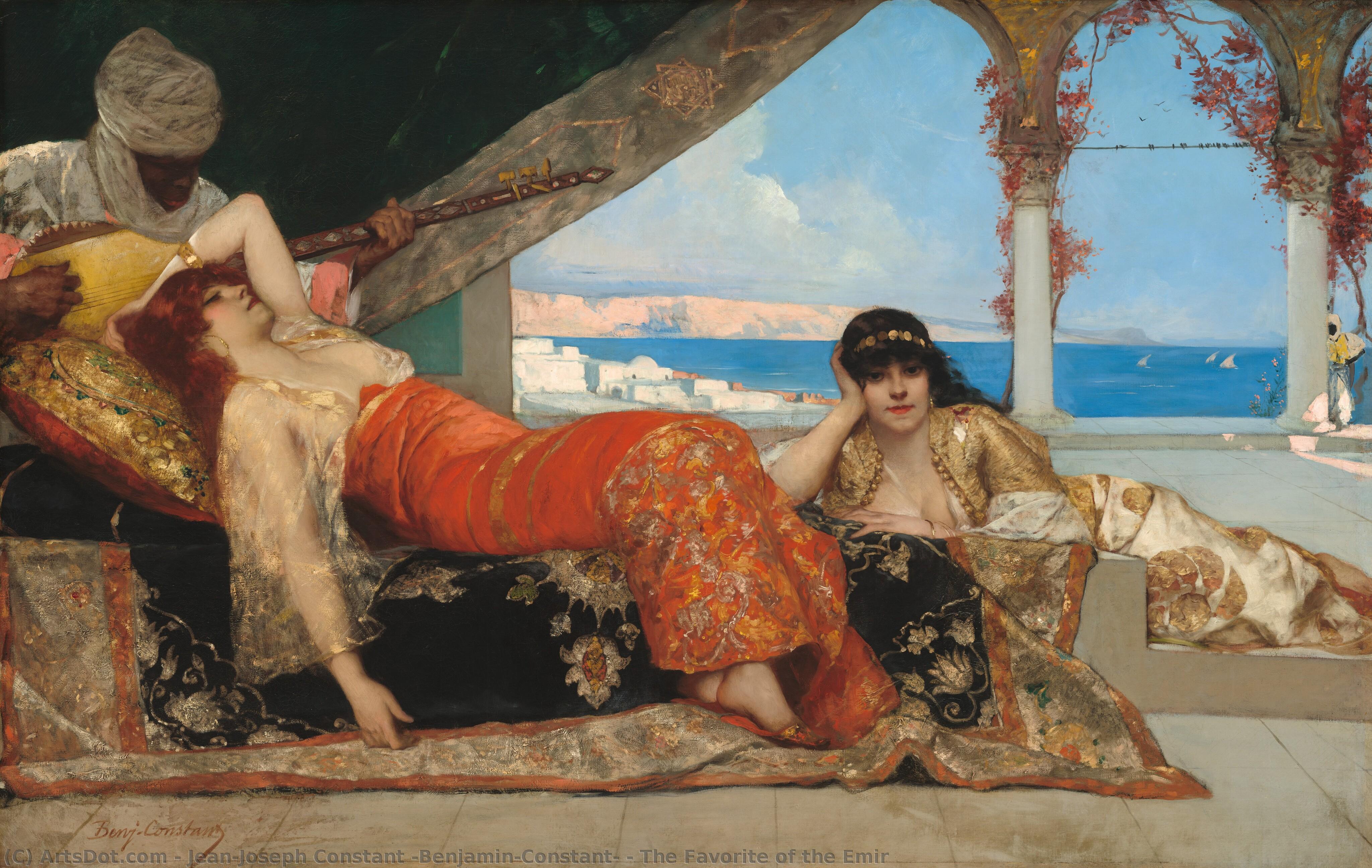 The Favorite Of The Emir — Jean-joseph Benjamin-constant