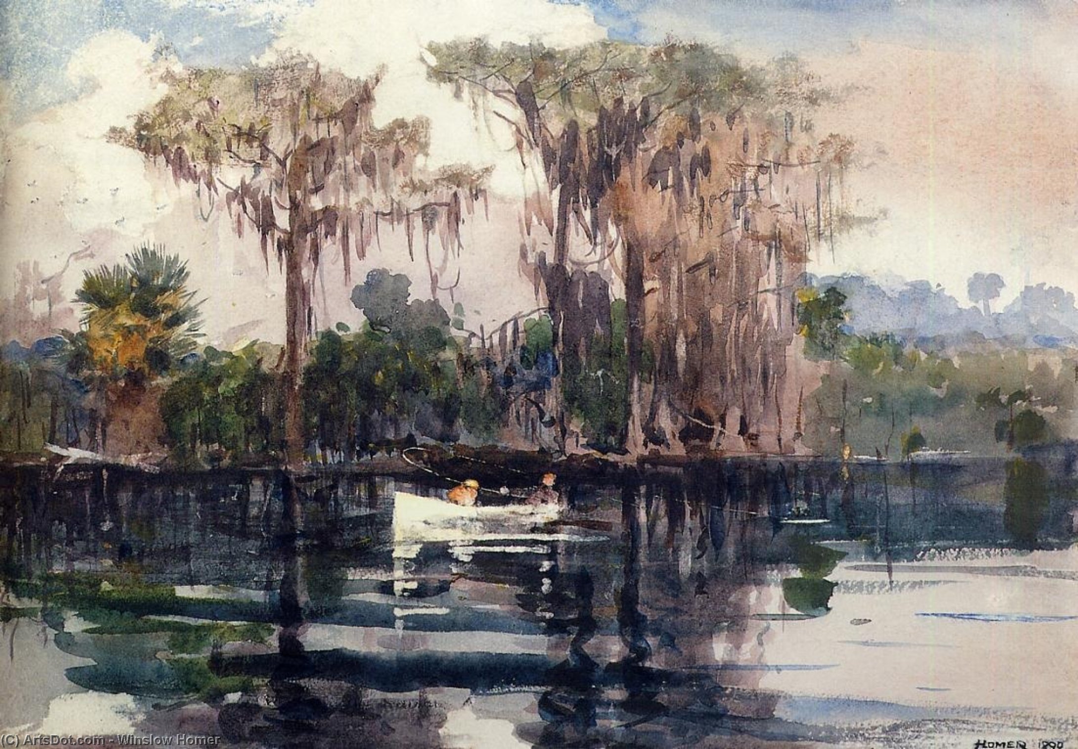 St. John's River, Florida — Winslow Homer