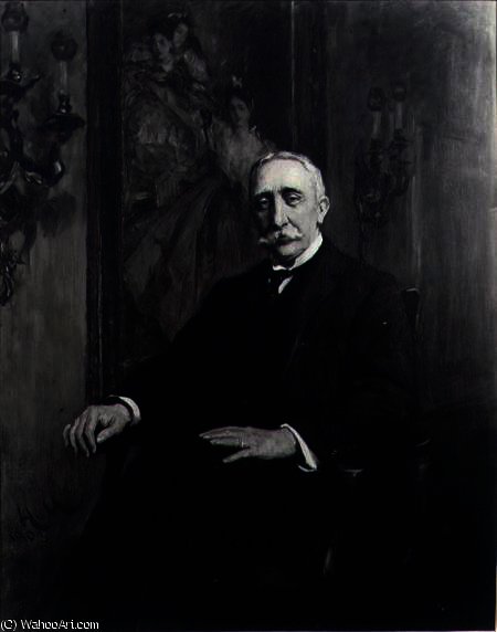 Portrait Of Sir Carl Meyer — サー・ヒューバート・フォン・ヘルコーマー