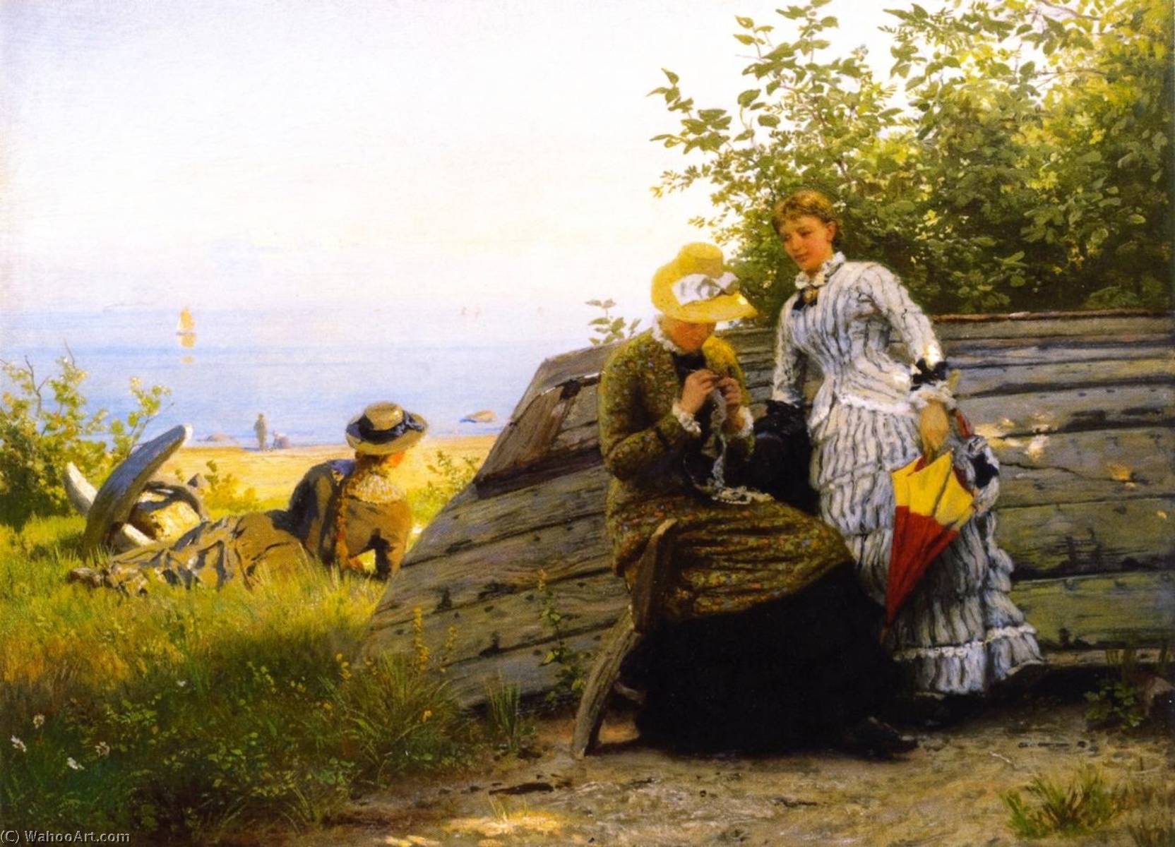 Ladies In The Sunshine — Hans Fredrik Gude