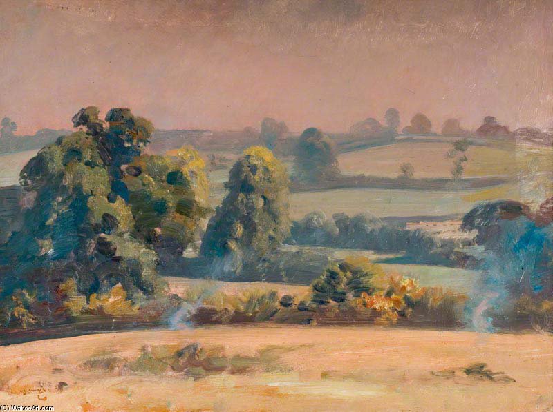 A Wooded Landscape - — Sir Alfred James Munnings