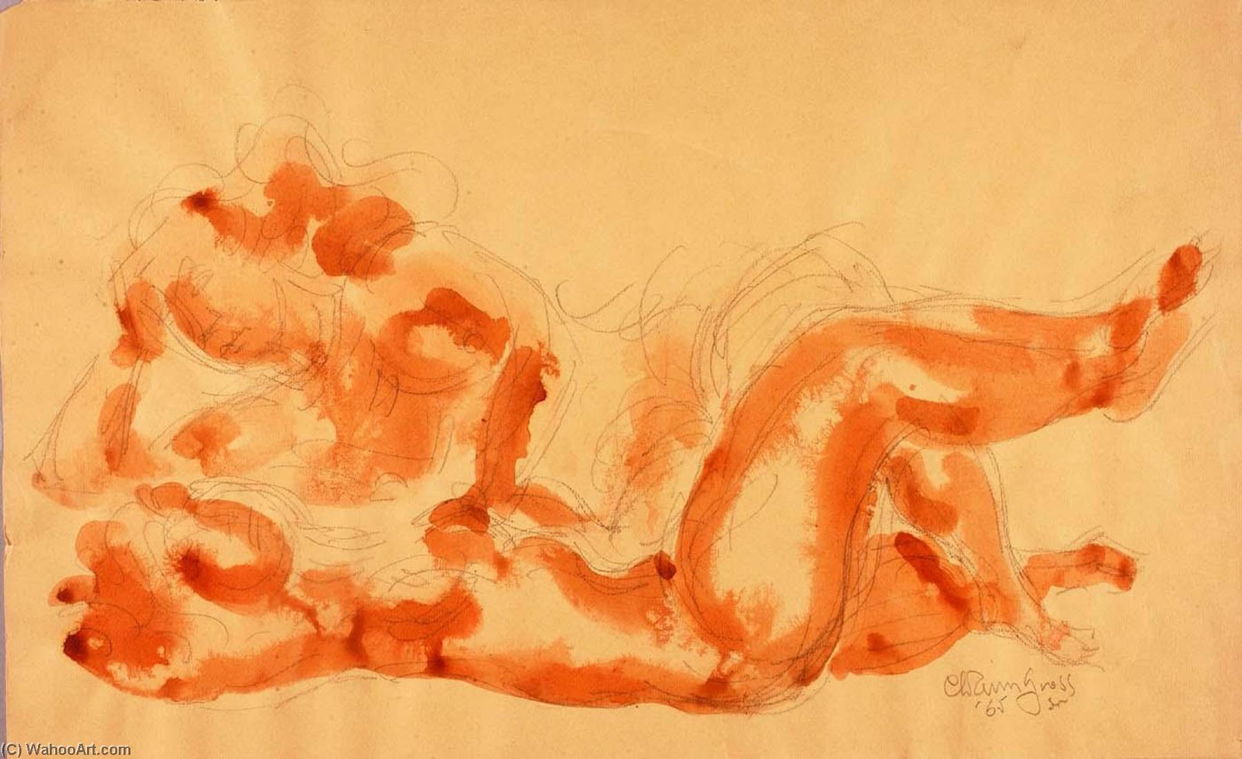 Two Girls ( 11) — Chaim Gross