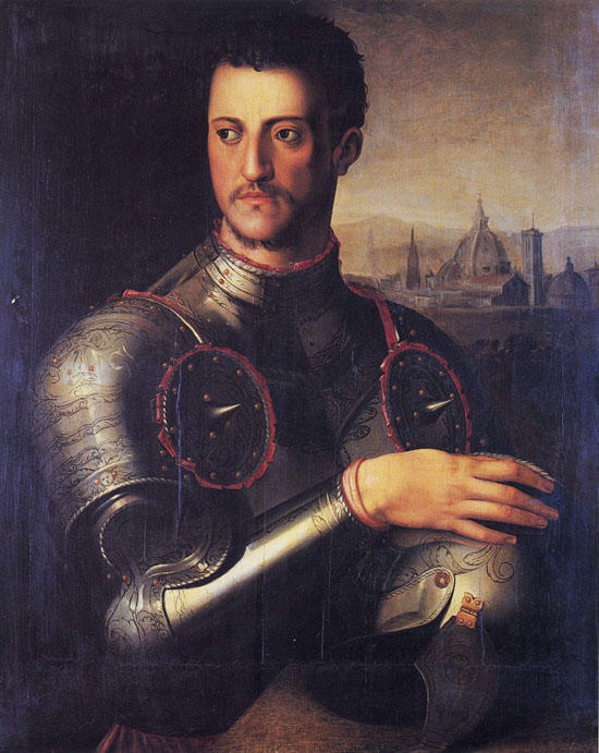 Portrait Of The Grand Duke Cosimo I De' Medici — Agnolo Bronzino