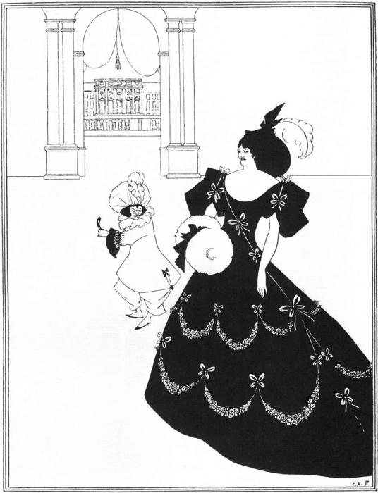 Ballet Of Marionettes I — Aubrey Vincent Beardsley