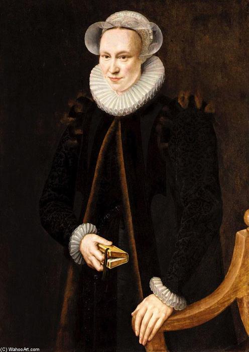 Portrait Of A Lady — Adriaen Thomasz. Key