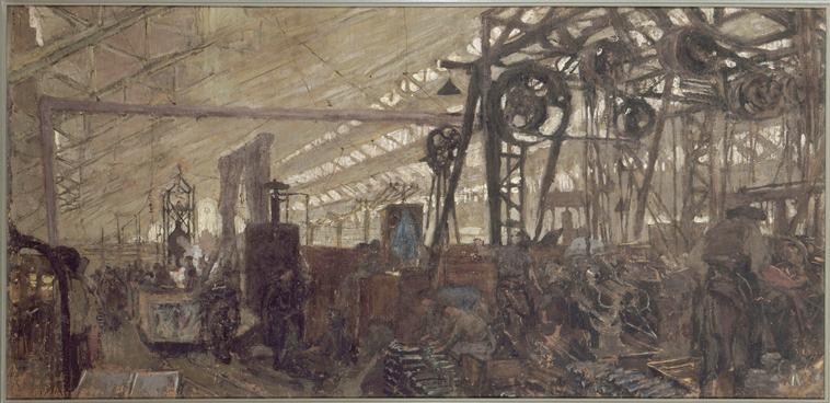 Usine De Fabrication D'armement À Lyon La Forge Usine De Fabrication D'armement La Forge (autre Titre) — Jean-édouard Vuillard