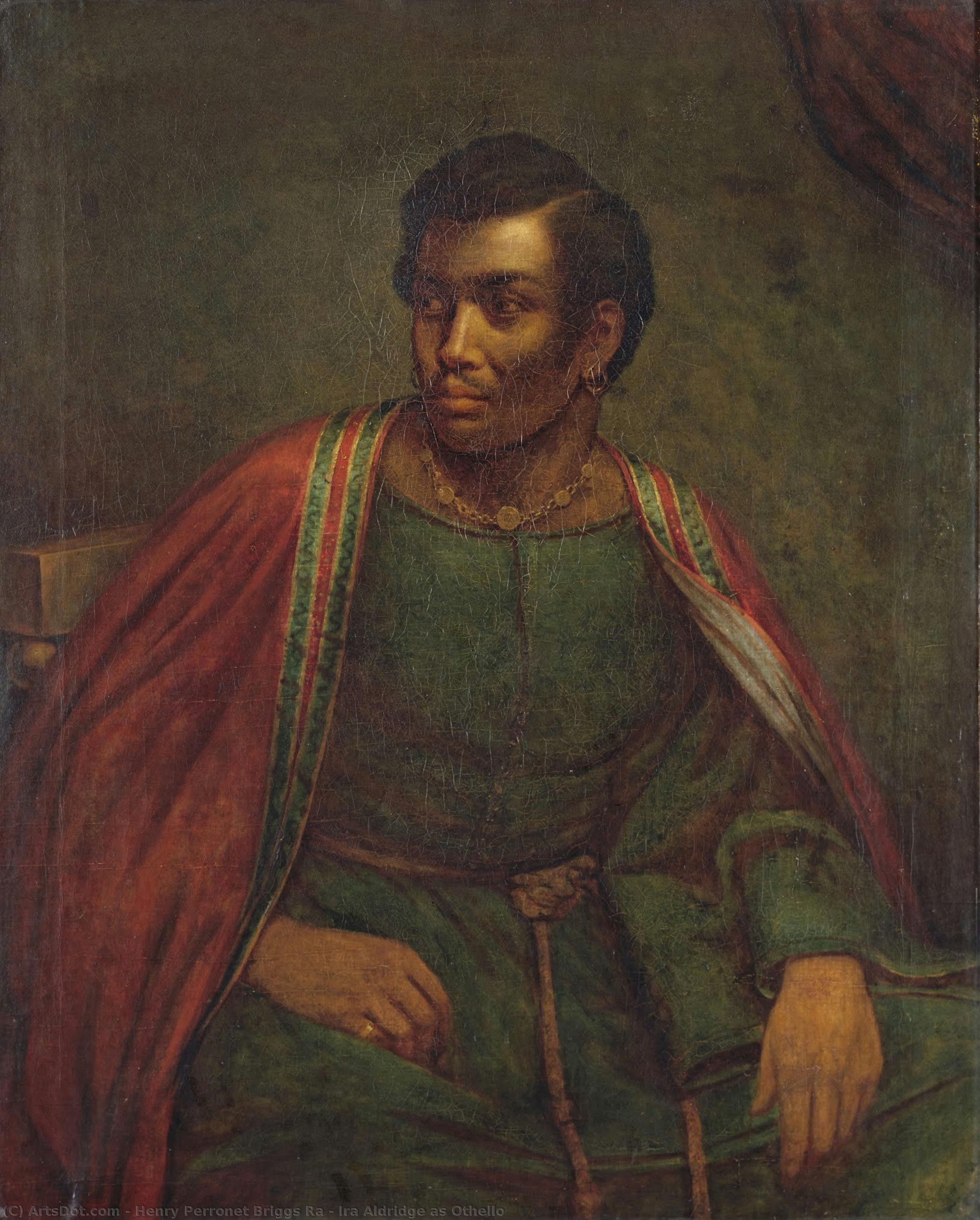 Ira Aldridge As Othello — Henry Perronet Briggs Ra