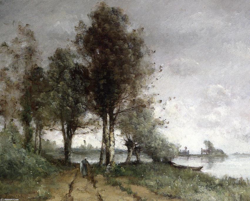 Path On The Banks Of The Seine — Paul Désiré Trouillebert