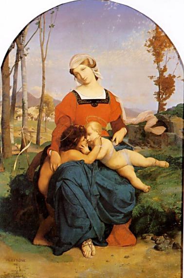 The Virgin, The Infant Jesus And St John — Jean-léon Gérôme