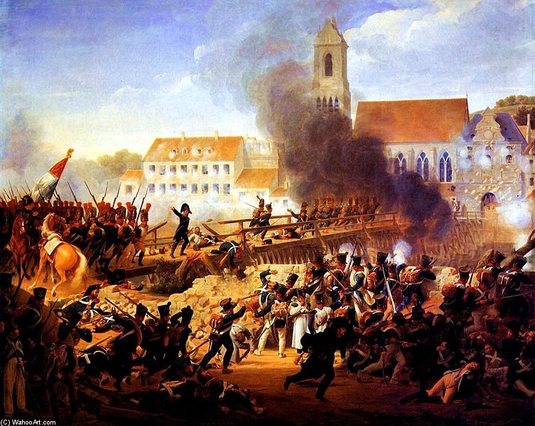 Crossing The Bridge At Landshut — Луи Орсент