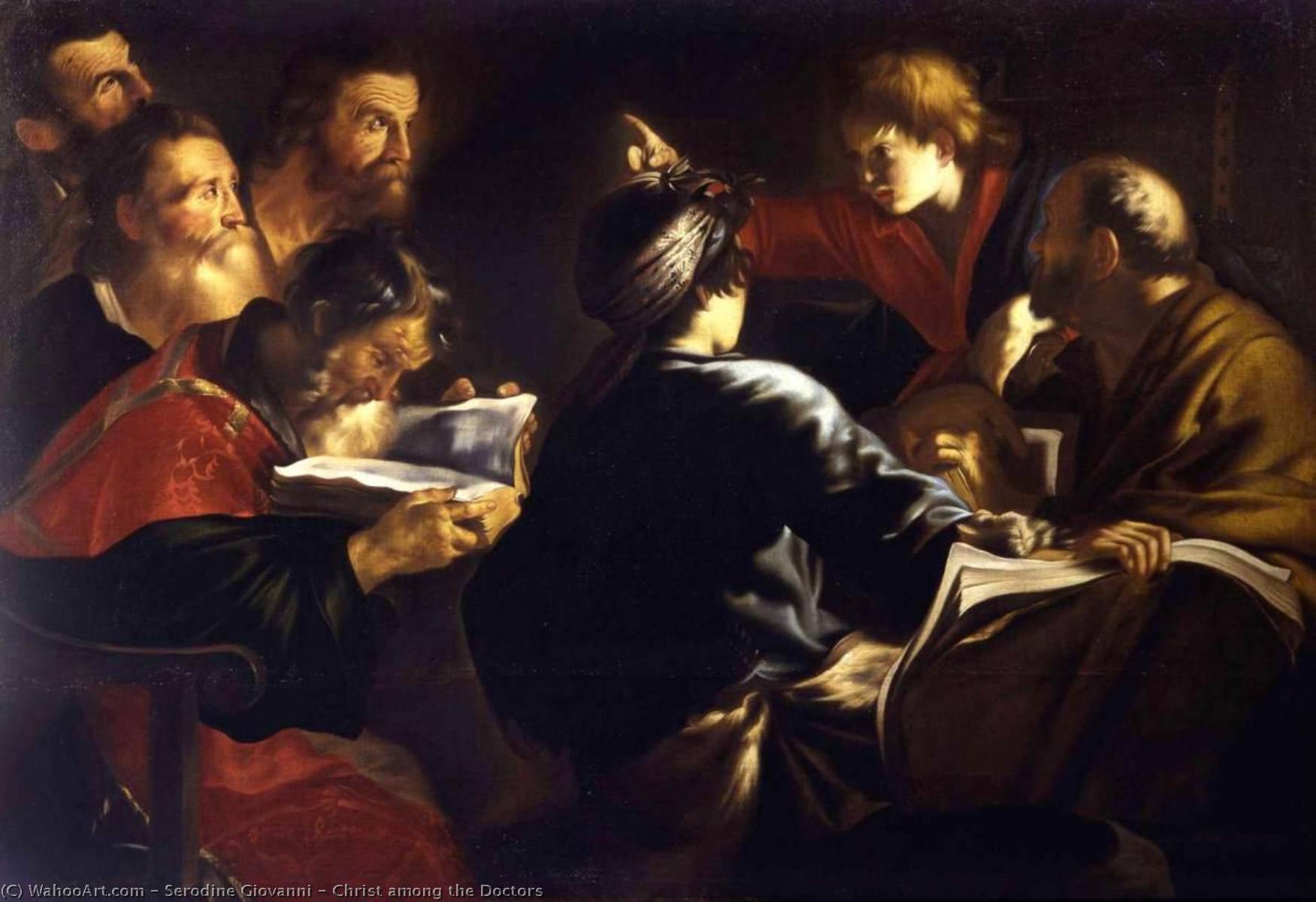 Christ Among The Doctors — Serodine Giovanni