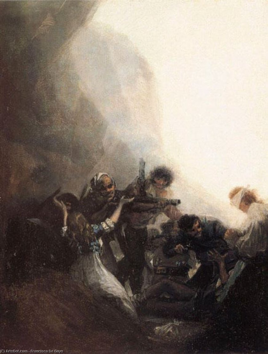 Bandits Shooting At Prisoners — Francisco José De Goya Y Lucientes
