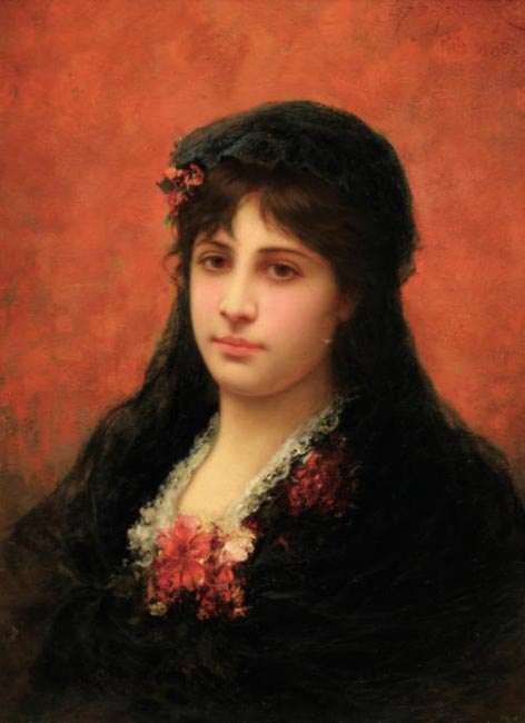 Ortrait Of A Spanish Woman — Emile Eisman Semenovsky