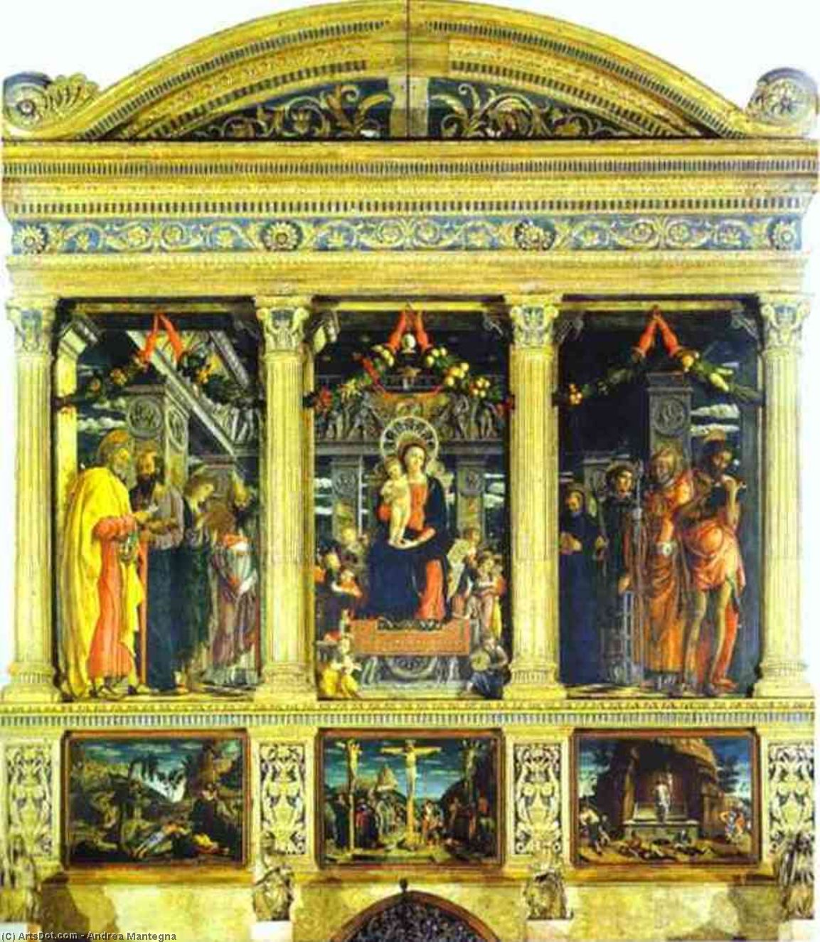 San Zeno Polyptych — Андреа Мантенья