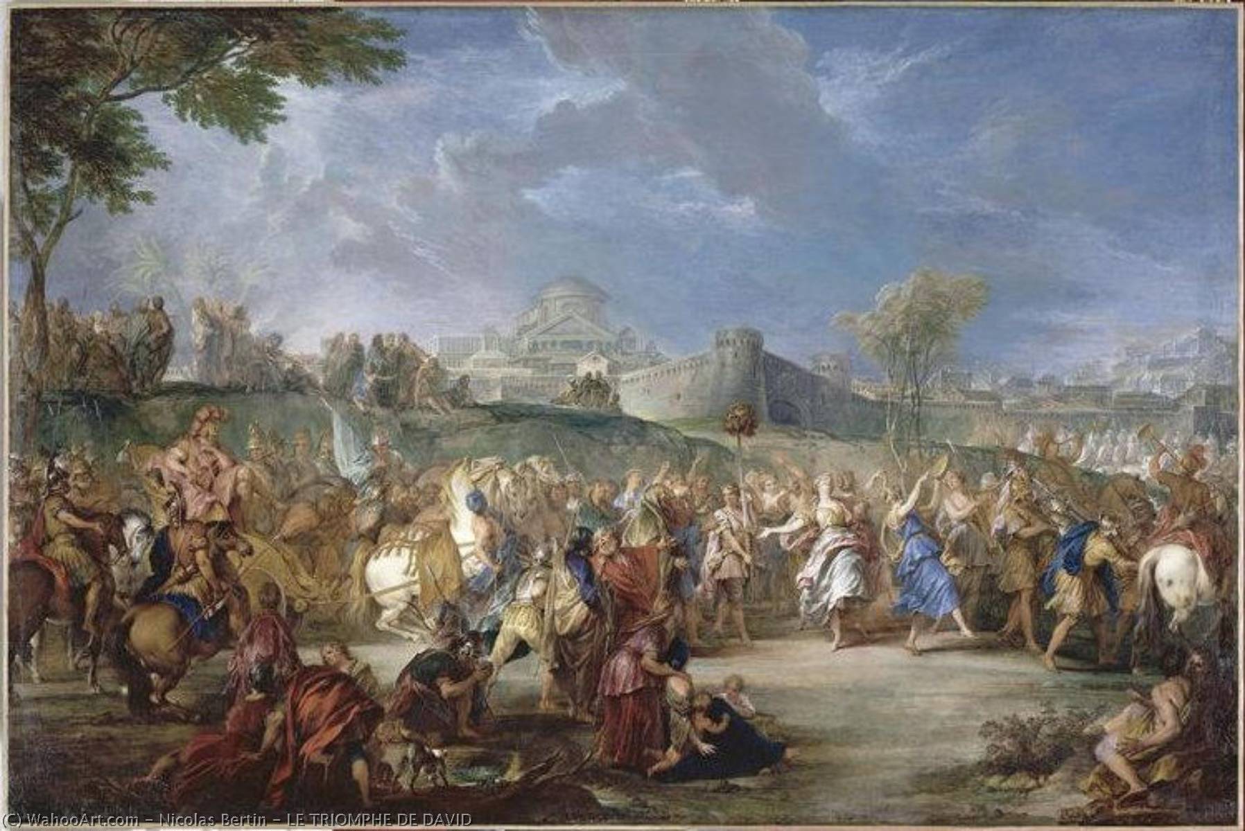 Le Triomphe De David — Nicolas Bertin