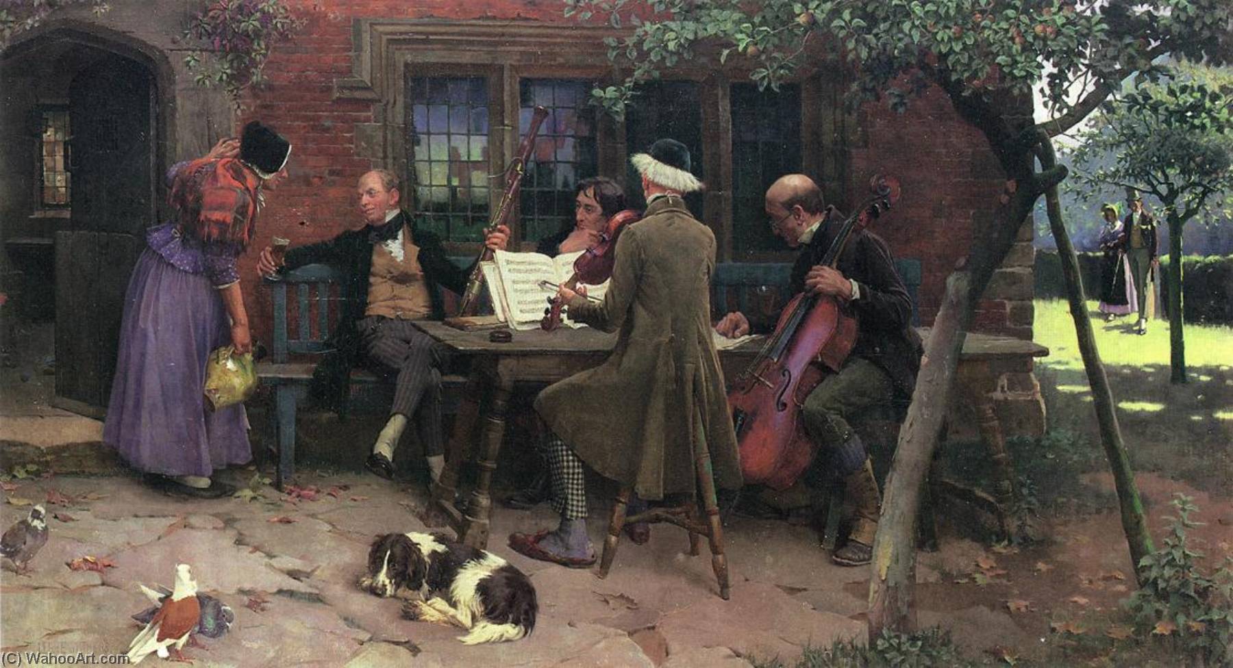 Musicians Outside An Inn — Leghe Suthers