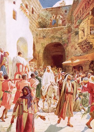 Jesus Entering Jesusalem — Уильям Брэссей Холл