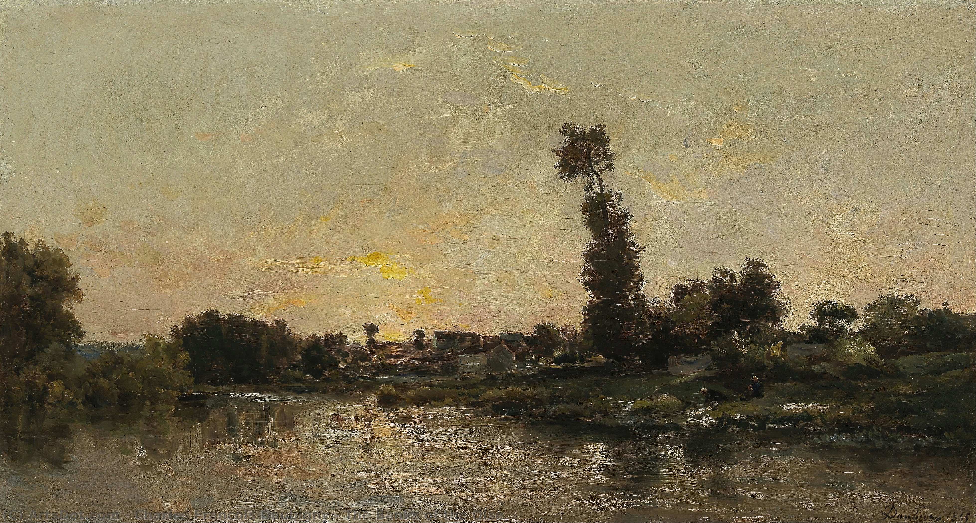 The Banks Of The Oise — Šarl Fransoa Dobњији