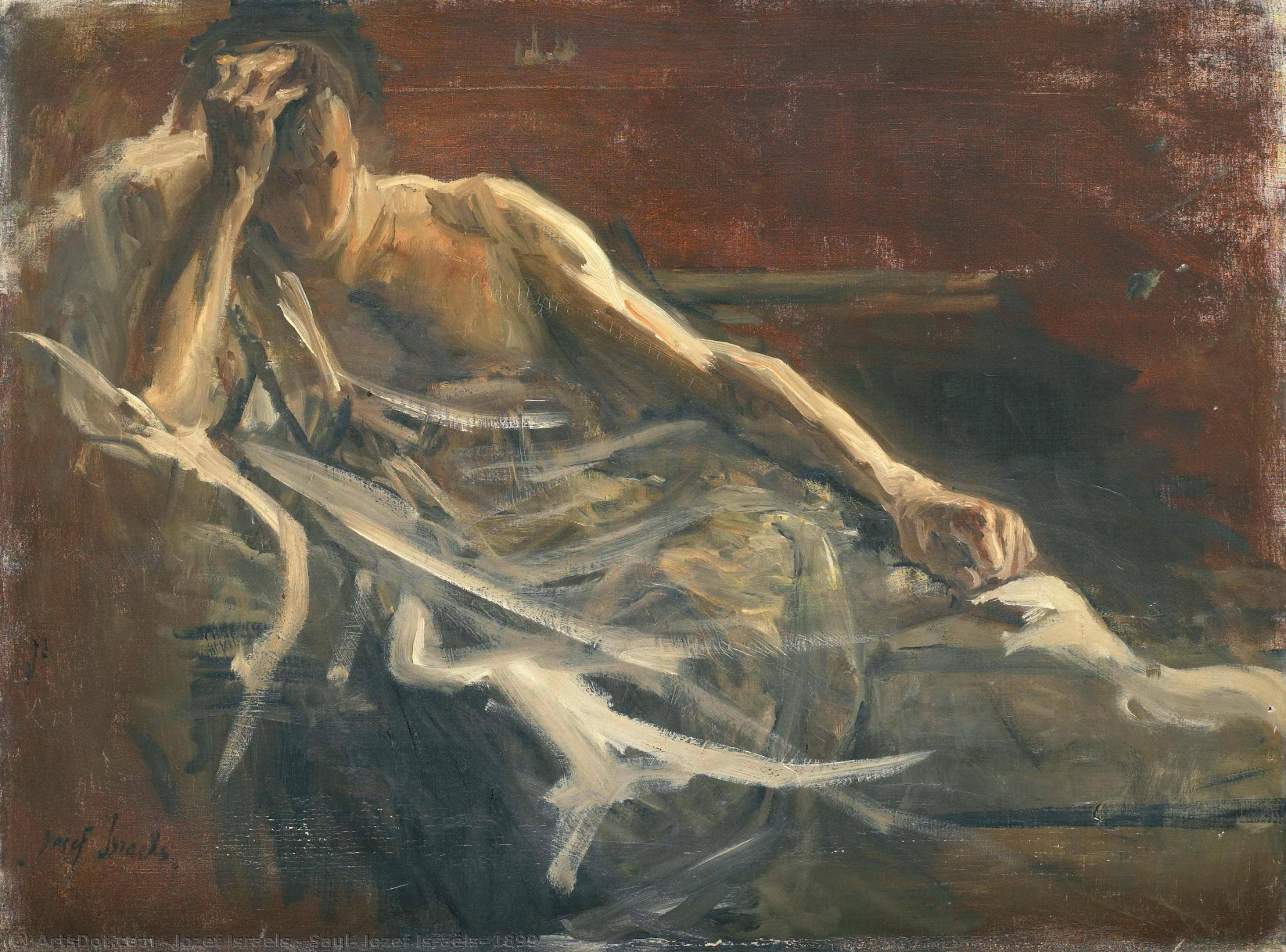 Saul, Jozef Israëls, 1899 — Jozef Israels