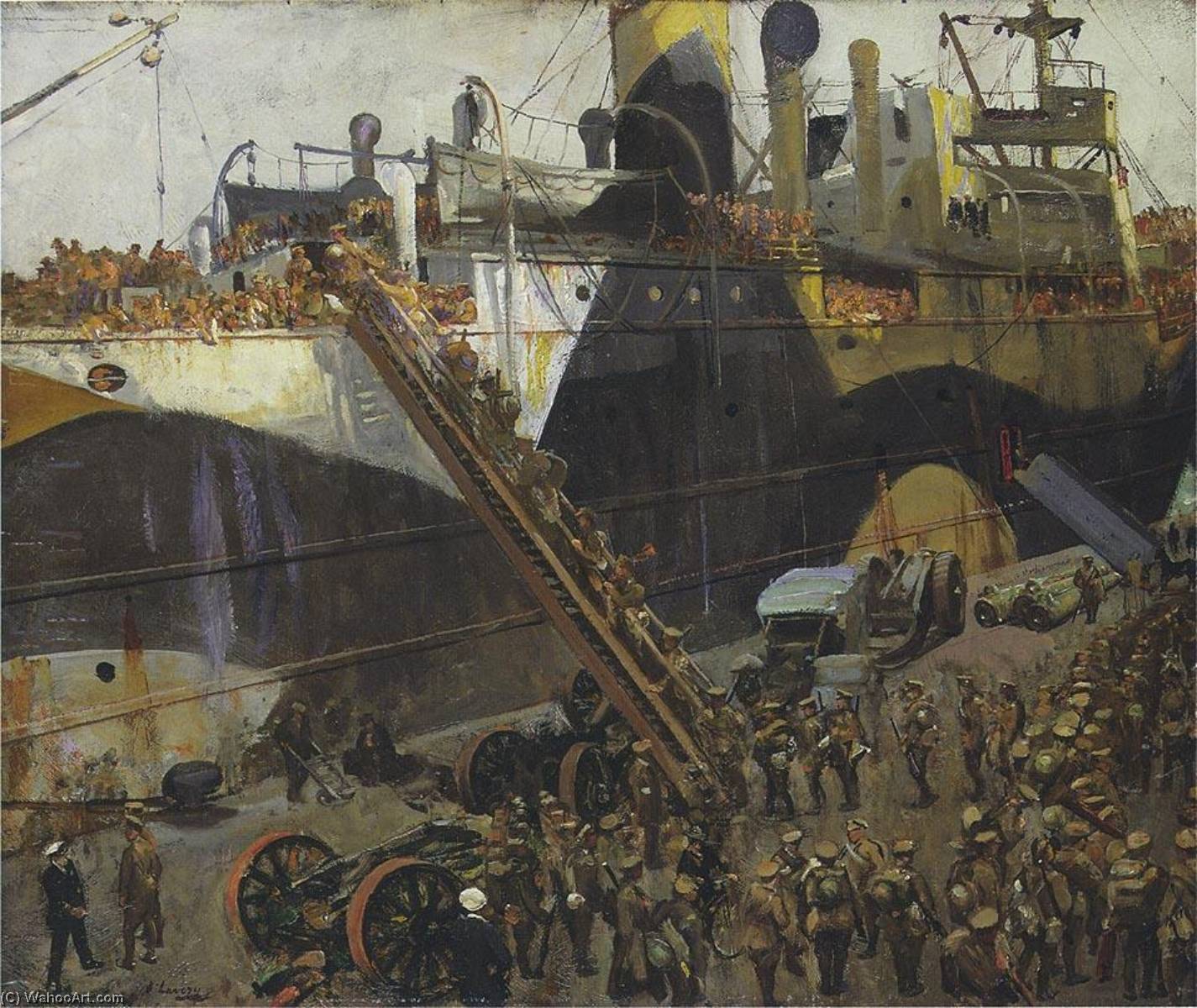 Embarking On The Western Front — Джон Лавері