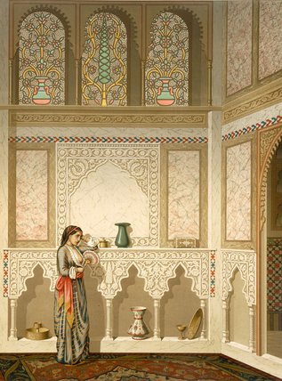 Interior Of The Domestic House — Émile Prisse D'avennes