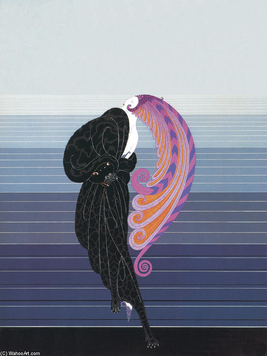 Beauty And The Beast — Erté