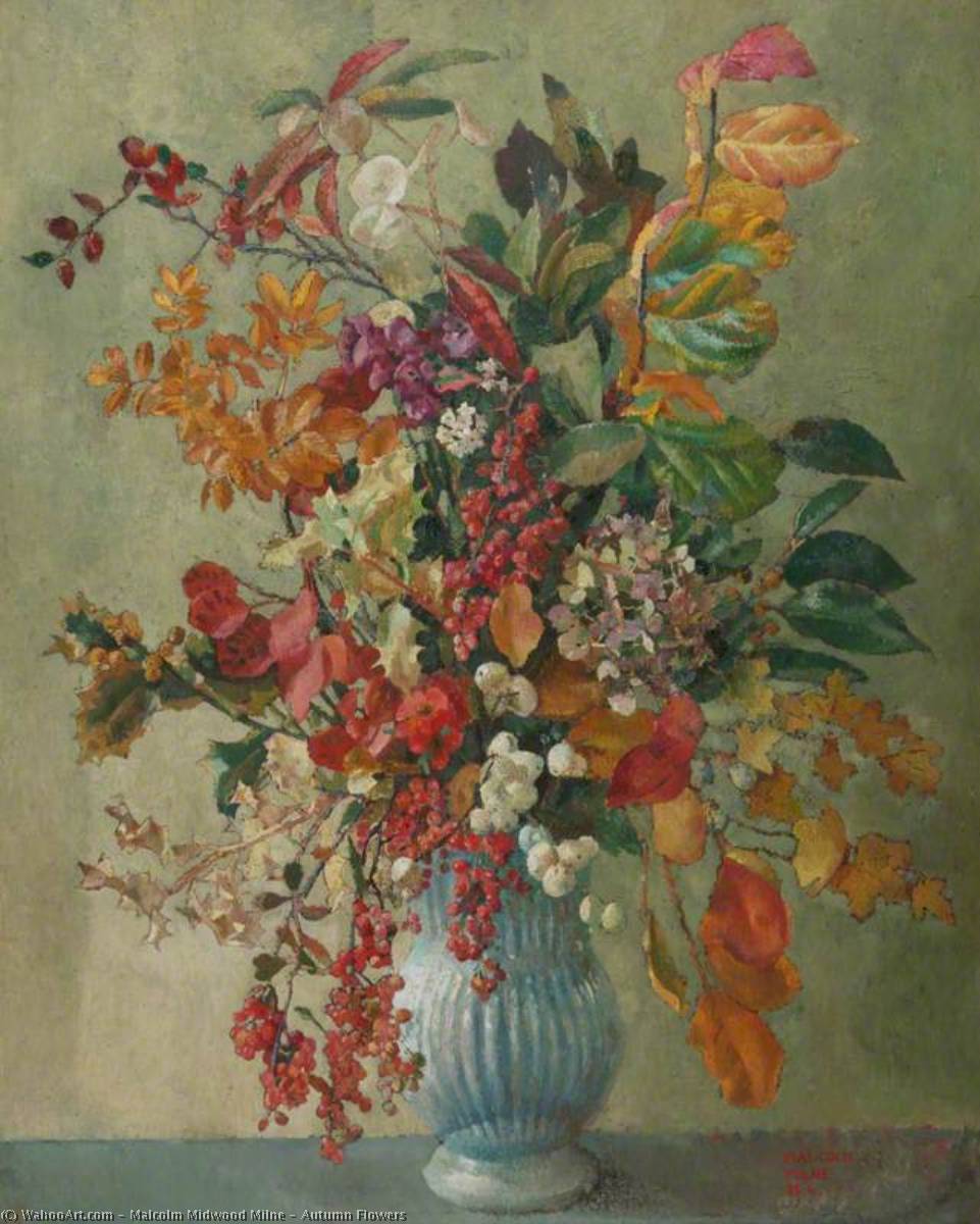 Autumn Flowers — Malcolm Midwood Milne