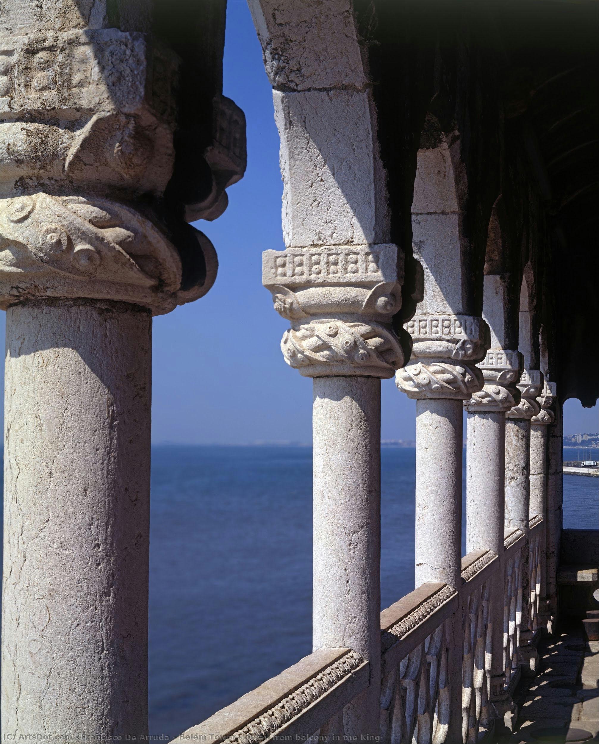 Belém Tower - Detail From Balcony In The King — Francisco De Arruda