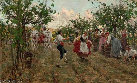 The Harvest Dance — Raffaelo Sorbi