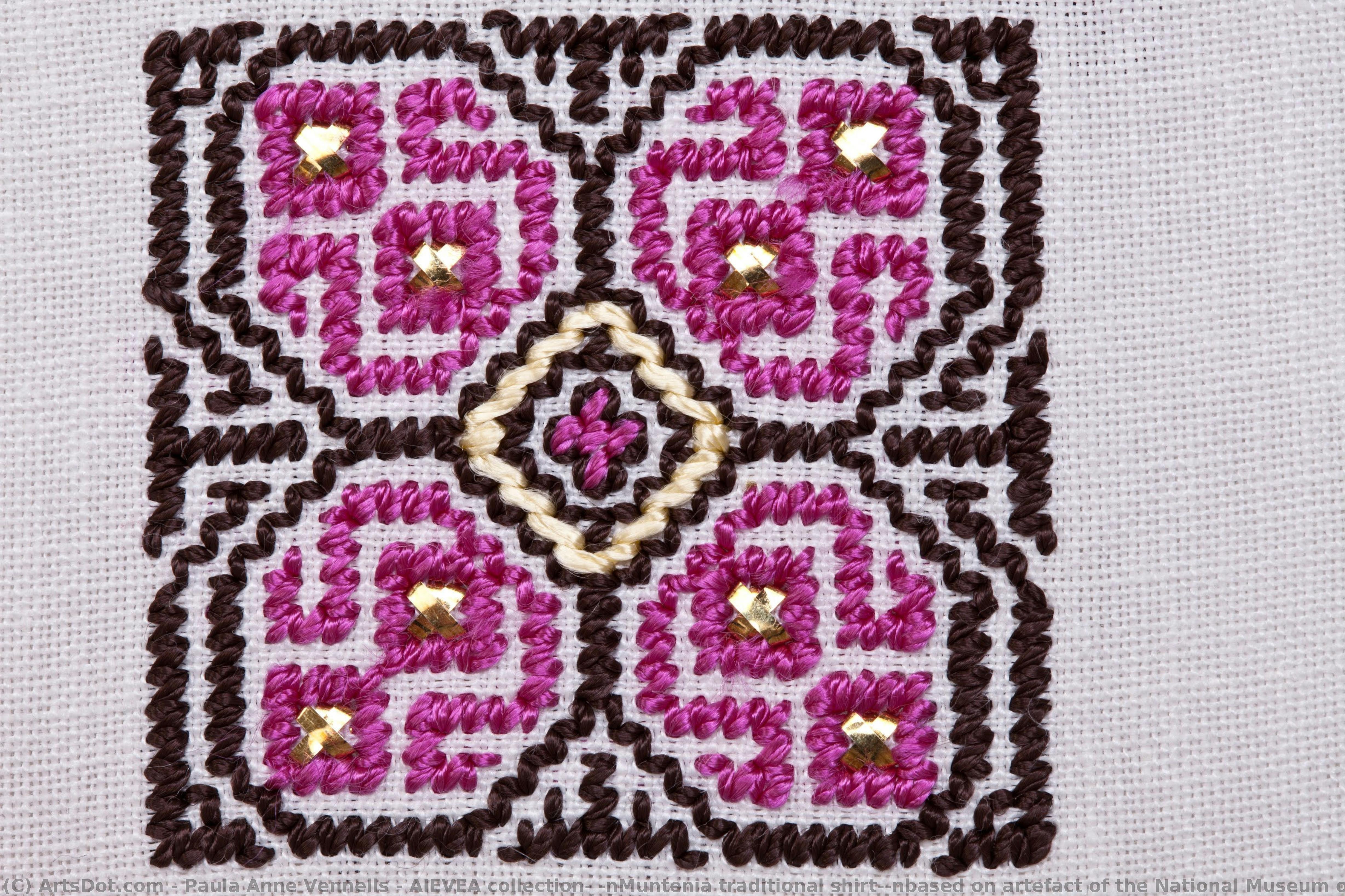 Aievea Collection; \nmuntenia Traditional Shirt;\nbased On Artefact Of The National Museum Of The Romanian Peasant — Paula Anne Vennells