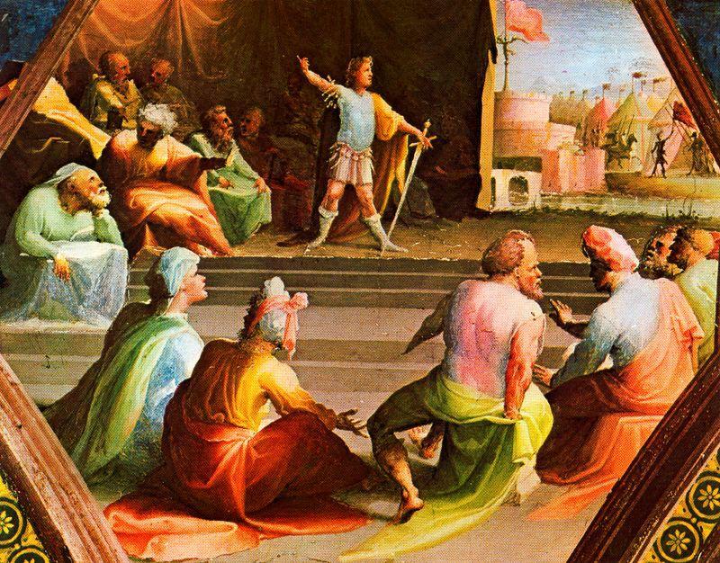 Scipio Appointed Tribune Of The Soldiers — Domenico Di Pace Beccafumi
