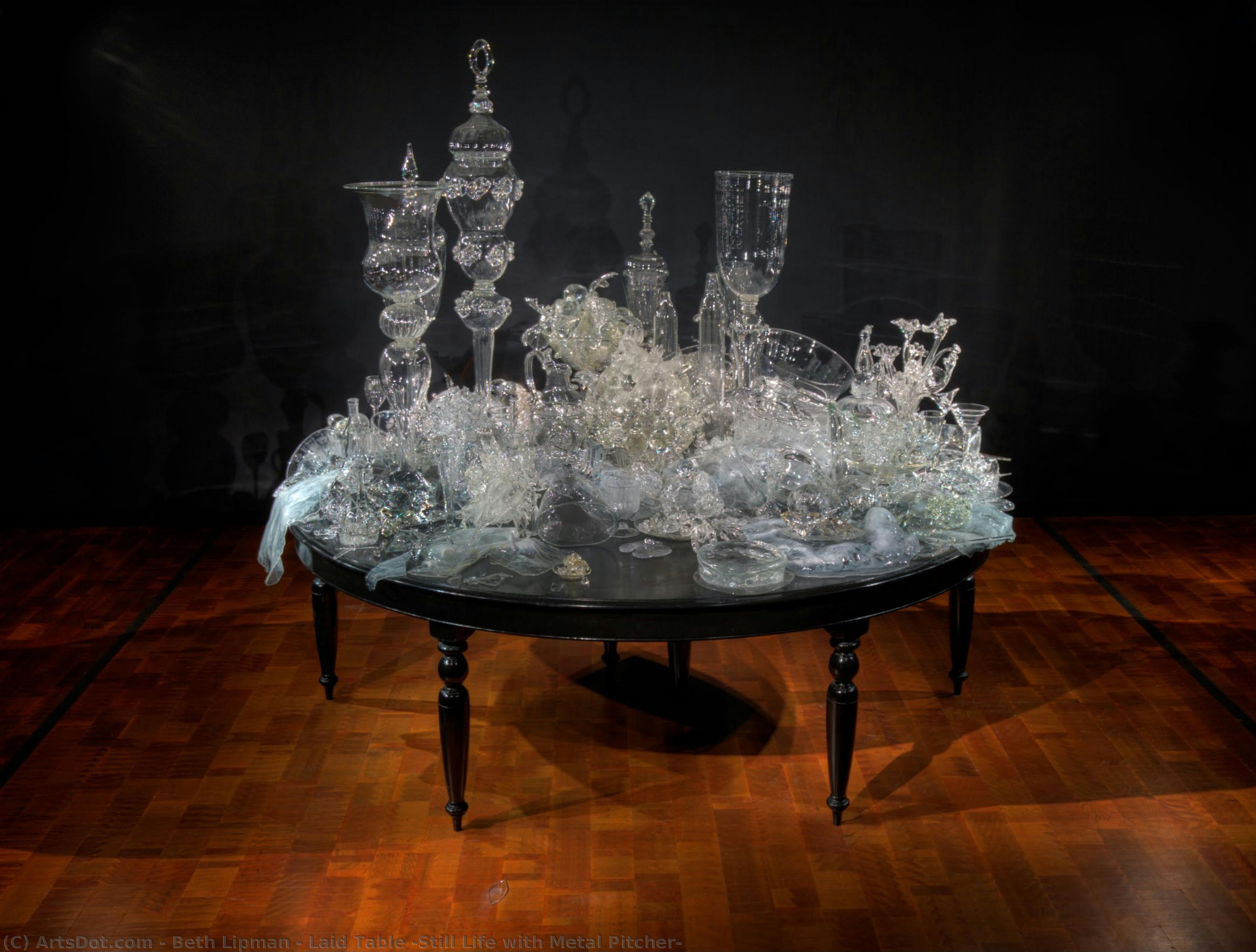 Laid Table (still Life With Metal Pitcher) — Beth Lipman