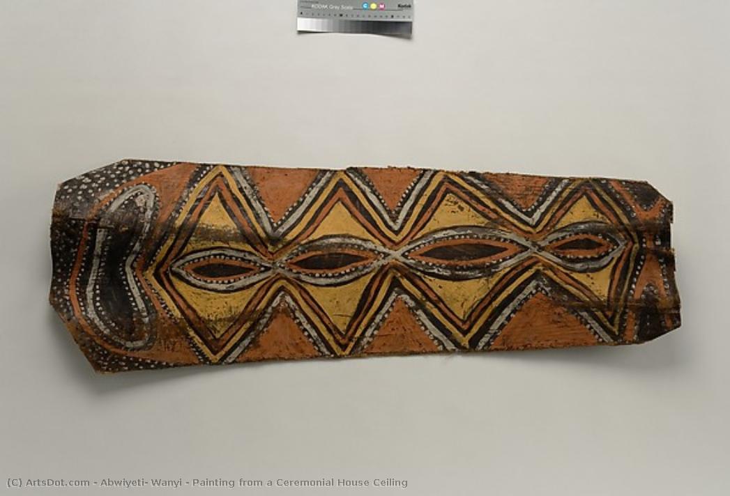 Painting From A Ceremonial House Ceiling — Abwiyeti, Wanyi