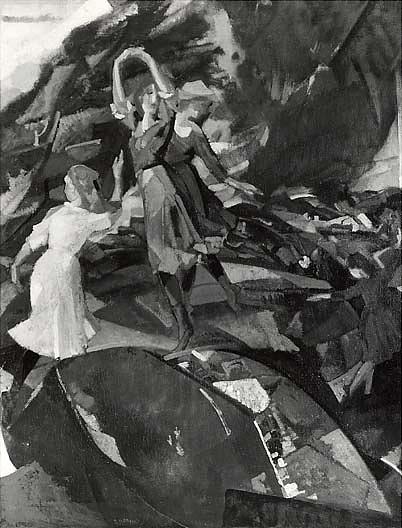 The Wind's Way, (painting) — Arthur B. Davies